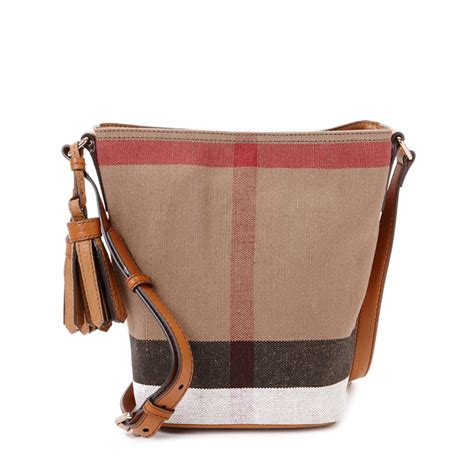 ashby burberry bag|burberry ashby canvas bucket bag.